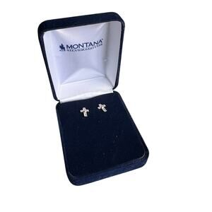 Montana Silver Smiths Silver cross Earrings